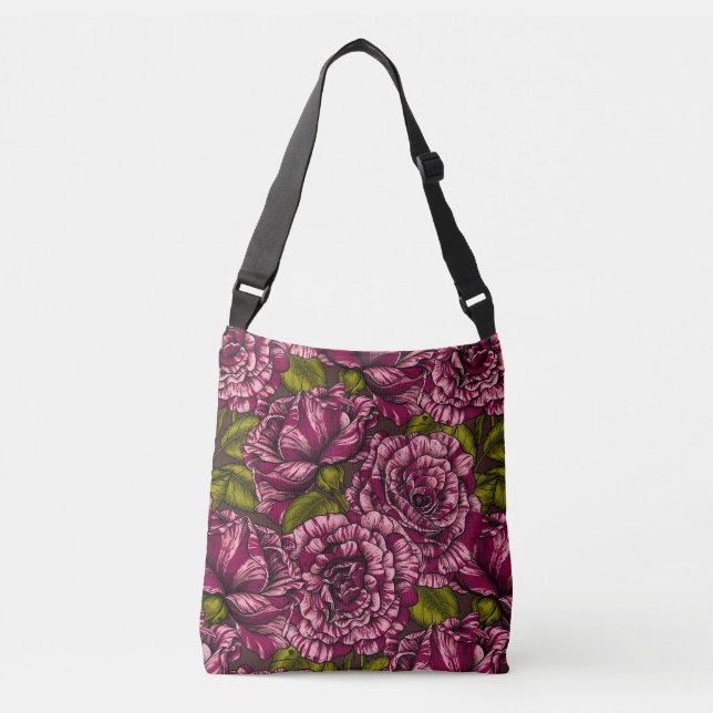 Bolso Cruzado Rosas para ti (Anverso)