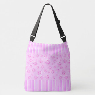 Bolso Cruzado Rosas rosadas bonitas