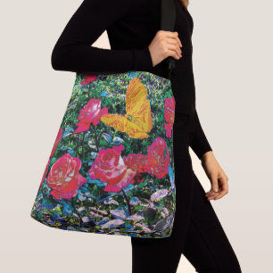 Bolso Cruzado Roses rojas rojas