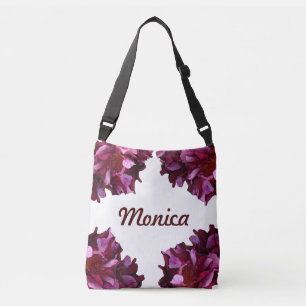 Bolso Cruzado Roses rojos rosados y oscuros Tote de fotos floral