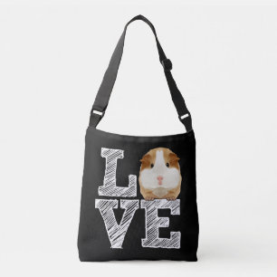 Bolso Cruzado Rueda del amor del cerdo guineano