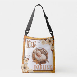 Bolso Cruzado Rustic Boho Floral Baby Shower