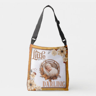 Bolso Cruzado Rustic Boho Floral Baby Shower