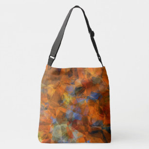 Bolso Cruzado Rusty Naranja Diseño Resumen Moderno