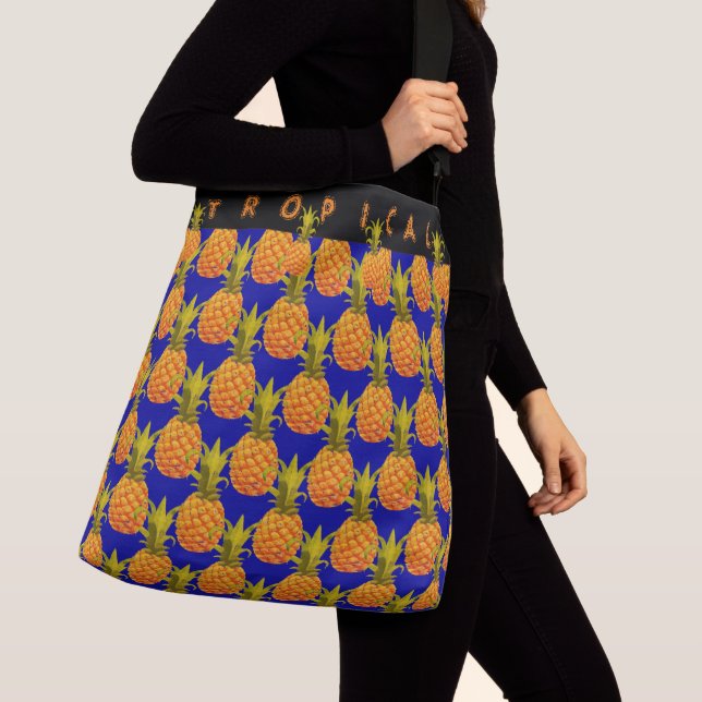 Bolso Cruzado Sabor de dulzura Pineapple Carry-all Tote Bag (Detalle)