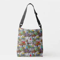 Sacos monográficos de personalizado de Graffiti de