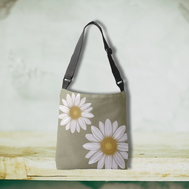Bolso Cruzado Sage Daisy Daisy Hand Drawn (Subido por el creador)