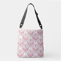 Sakura Cherry Blossom Damask Watercolor