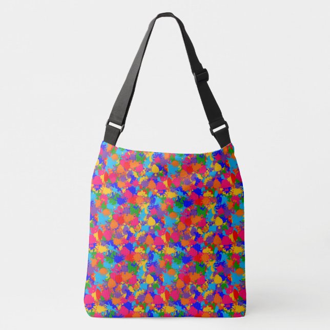 Bolso Cruzado Salpicadura de pintura (Anverso)
