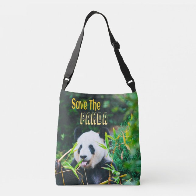 Bolso Cruzado Salvar el Panda (Reverso)