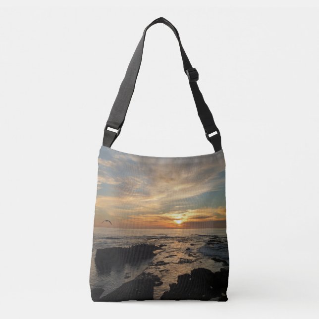 Bolso Cruzado San Diego Sunset I California Seascape (Anverso)