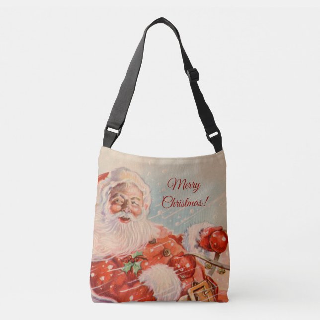 Bolso Cruzado Santas Sleigh (Anverso)