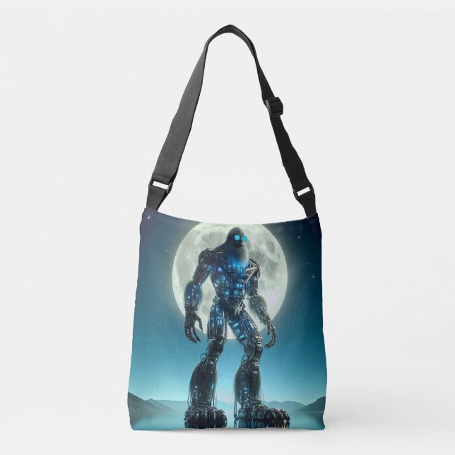 Bolso Cruzado Sasquatch Robot (Anverso)