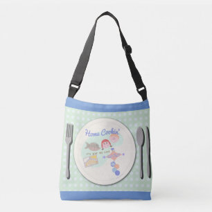 Bolso Cruzado Sassy Home Cooking Retro Art Fun Slogan