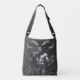 Bolso Cruzado Sátiro Invernal Cornudo — por BurnsInHell
