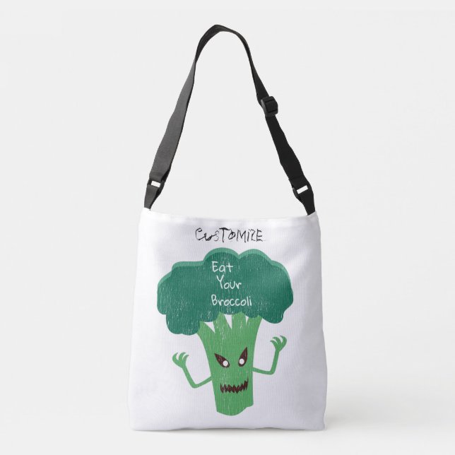 Bolso Cruzado Scary Broccoli Thunder_Cove (Reverso)