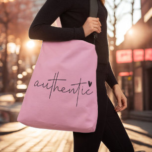 Bolso Cruzado Script de Moda Rosa