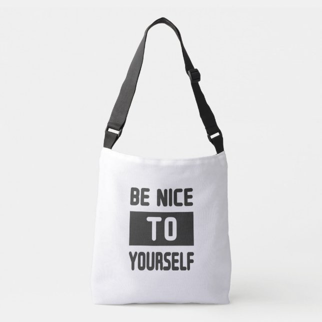 Bolso Cruzado Sé amable contigo mismo (Anverso)