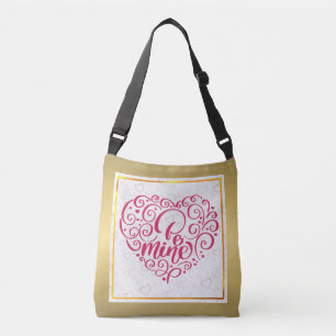 Bolso Cruzado Sé Mía" Texto Vintage: Feliz Día de San Valentín
