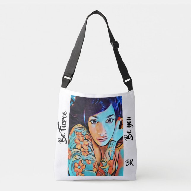 Bolso Cruzado Sea feroz sea usted (Anverso)