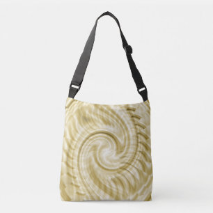 Bolso Cruzado Seda dorada...
