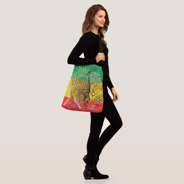 Bolso Cruzado Selassie Menelik Grande Cross Body Tote Bag (Puesto)