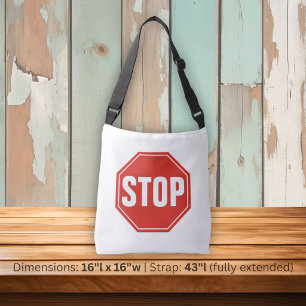 Bolso Cruzado señal de STOP