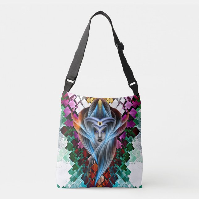 Bolso Cruzado Señora Del Cuboide (Anverso)