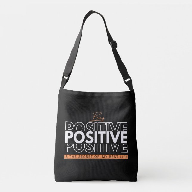 Bolso Cruzado Ser positivo (Reverso)
