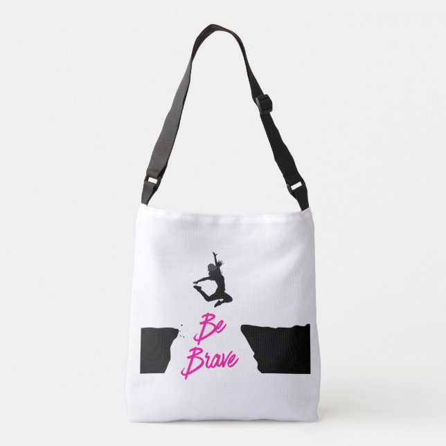 Bolso Cruzado Ser valiente Tote de cuerpo cruzado (Reverso)