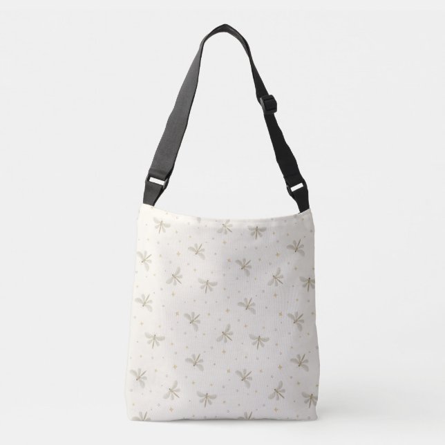 Bolso Cruzado Serene Dragonflies Crossbody Bag (Anverso)