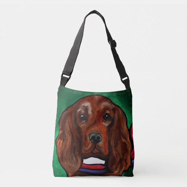 Bolso Cruzado Setter Rojo Irlandés      (Anverso)