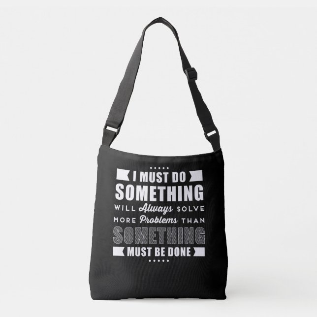 Bolso Cruzado Sexo motivacional positivo inspirador (Anverso)