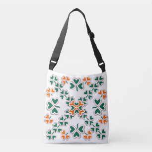 Bolso Cruzado Shamrock irlandés patriótico