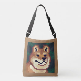 Bolso Cruzado Shiba bag pixel art