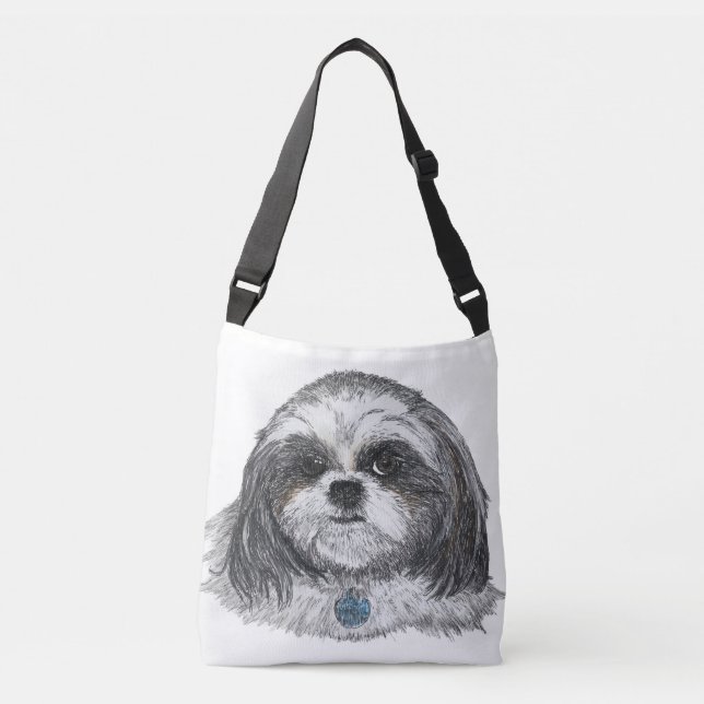 Bolso Cruzado Shih Tzu Dog (Anverso)