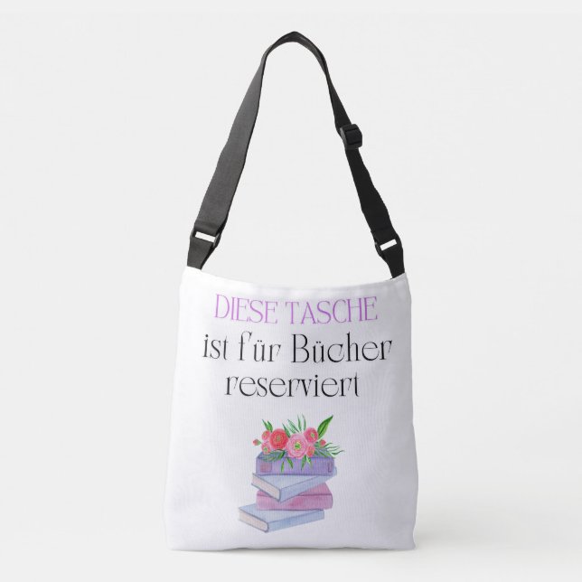 Bolso Cruzado Shopper / Büchertasche für Bücherliebende (Anverso)