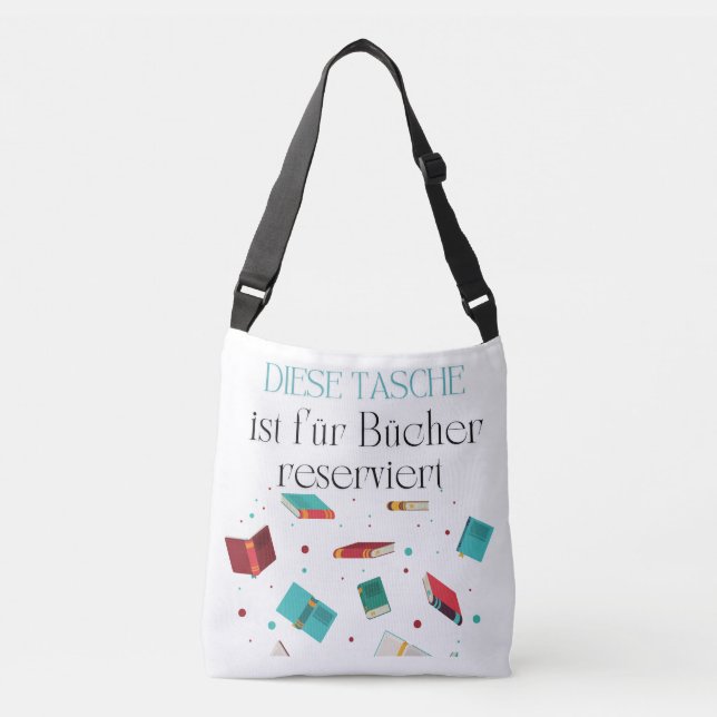 Bolso Cruzado Shopper / Büchertasche für Bücherliebhaberinnen (Anverso)