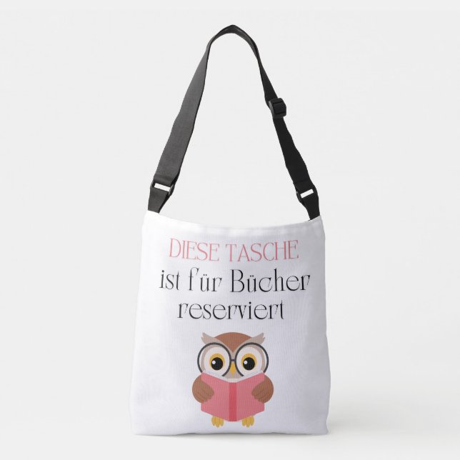 Bolso Cruzado Shopper für Buchliebhaberinnen – Büchertasche (Anverso)