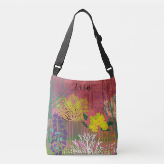 Bolso Cruzado Shoulderbag "abstract flora"