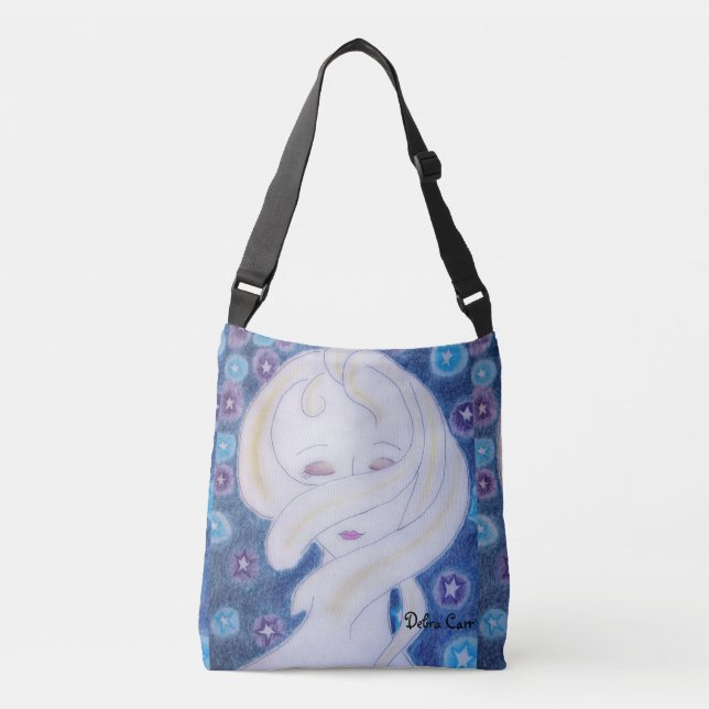 Bolso Cruzado Siento Mi Universo Todo El Mundo Imprimido (Anverso)