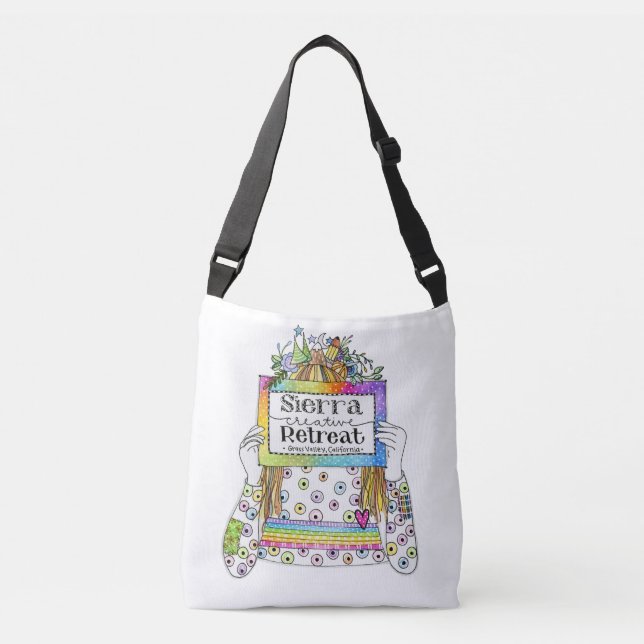 Bolso Cruzado Sierra Creativa Retreta Cross Body Tote Bag (Anverso)