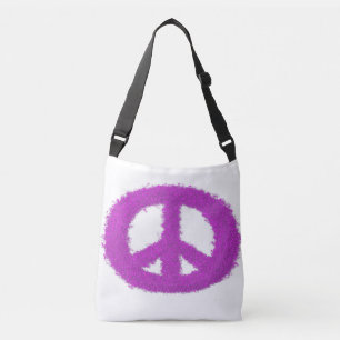 Bolso Cruzado Signo de Paz Púrpura