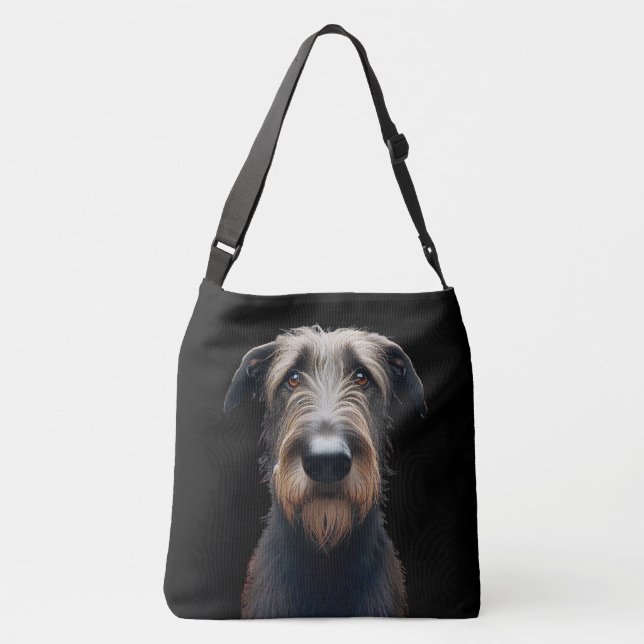 Bolso Cruzado Silly Irish Wolfhound Tote Bag (Reverso)