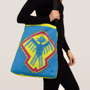 Bolso Cruzado símbolo de ave nativo americano