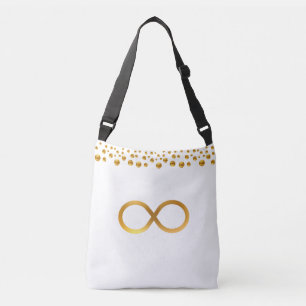 Bolso Cruzado Símbolo de Infinito Dorado