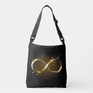Bolso Cruzado Símbolo de infinito dorado