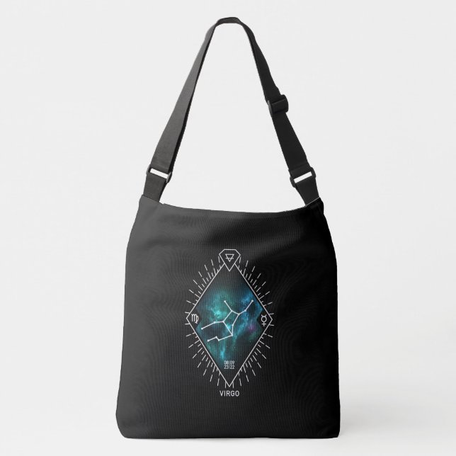 Bolso Cruzado Símbolo Virgo Constellation & Zodiac (Anverso)