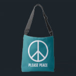 Bolso Cruzado Símbolos simples / iconos - PAZ   ideas<br><div class="desc">Diseño simplemente mental de imágenes e ideas de EDDA Fröhlich / EDDArt | Se personaliza fácilmente para tu ocasión añadiendo tus propios símbolos / iconos / códigos html y fondos | Para más ideas y diseños, siéntase libre de escribirme un e-mail: contact@eddart.de o eche un vistazo aquí: www.zazzle.com/simply_ideas* | Símbolo...</div>