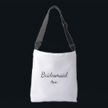 Bolso Cruzado SIMPLE MINIMAL agregue su nombre personalizado de<br><div class="desc">diseño</div>